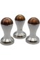 Professional Coffee Tamper, White Base with Copper Top (53 MM)