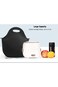 100 pcs Lunch Bag, Thick Insulated Neoprene Lunch Bag with Zipper, Insulated Lunch Tote Bag for Off