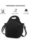 100 pcs Lunch Bag, Thick Insulated Neoprene Lunch Bag with Zipper, Insulated Lunch Tote Bag for Off