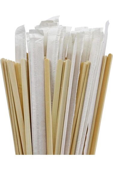 YelaJoy 100 Pcs Bamboo Coffee Stirrers Individually Wrapped - Coffee Stir Sticks 5.5 Inch, Stir Sti