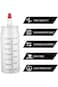 Goodern Condiment Squeeze Bottles, 4 PCS 120ml Durable Plastic Squirt Bottle With Red Tip Cap, Leak