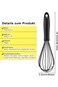 haierdidi Silicone Whisk, Kitchen Whisk, Food Grade Silicone Balloon Whisk, Egg Beater, Kitchen Ute