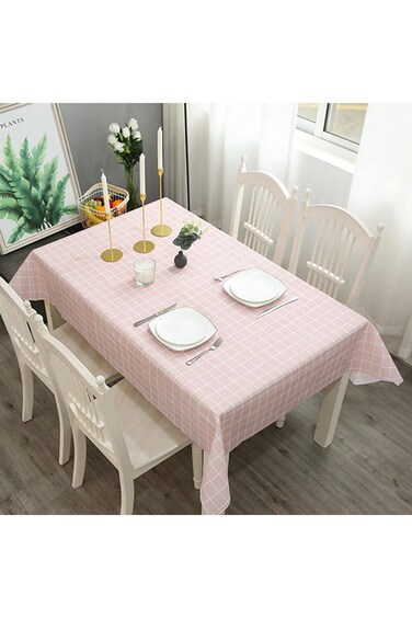 مفرش طاولة RAXINJS، مفرش طاولة مع مفرش طاولة منقوش مقاوم للماء والزيت وغطاء طاولة طعام المطبخ