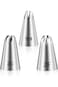 KALIONE 3pcs 1M 2D 2F Cake Piping Tips, Cake Decorating Supplies Piping Tips, Piping Nozzles Decora