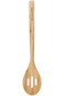KitchenAid KQG604OHBBE, Bamboo Slotted Spoon, 32.5 cm, Wood