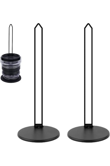 منظم أغطية الأكواب من ALMEKAQUZ، قطعتان، حامل أغطية زجاجات المياه قابل للتكديس لتوفير المساحة، عمودي