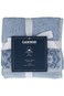 طقم مناشف كانون من القطن الجاكار عالي الجودة، أزرق، 4 قطع، 33 × 33 سم، F-T-CN-E25-JQ-BLU