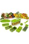 Vegetable Slicer Dicer Food Chopper Cuber Cutter, Cheese Grater Multi Blades