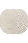 Noctiflorous Round Braided Placemats 15 Inch Round Table Mats Set of 6 for Dining Tables Natural Wo