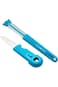 Al Sanidi Plastic Fruit Vegetable Peeler, Potato Peeler, Turquoise, 2.6x21.3 cm
