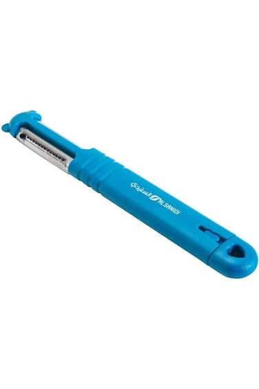 Al Sanidi Plastic Fruit Vegetable Peeler, Potato Peeler, Turquoise, 2.6x21.3 cm