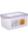 Parfait Rectangular Airtight Leak-Proof Food Container Clear And Blue 5.2 Liter YH272014PP6