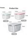 Rice Storage Container,Household Rice Barrel,Food Flour Storage Bins with Lids &amp; Cup,BPA Free,Kitch