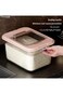 Rice Storage Container,Household Rice Barrel,Food Flour Storage Bins with Lids &amp; Cup,BPA Free,Kitch