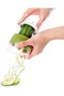 KATGROCHIR Handheld Spiralizer Vegetable Slicer, 3 in 1 Veggie Spiral Cutter Grater Zoodle Zucchini
