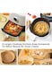 SHOWAY Disposable Paper Liner for Air Fryer, Non-stick Square Baking Paper Water-proof, Oil-proof,