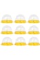 MAKINGTEC Friusate 50 Packs of Mini Cake Box, Clear Plastic Cookies Muffins Dome Box Mooncake Box w
