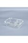 Glass Divided Serving Dish - Clear