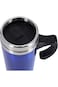 كوب سفر مزدوج الجدار من رويال فورد Rf9816، سعة 480 مل، مع مقبض وغطاء مدمج للأصدقاء