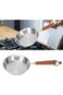 Luqeeg Stainless Steel Frying Pan, Mini Non Stick Fry Egg Pan, Compatible with Induction Stoves, Ga