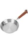 Luqeeg Stainless Steel Frying Pan, Mini Non Stick Fry Egg Pan, Compatible with Induction Stoves, Ga