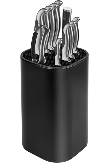 Paporich Universal Knife Block for Kitchen, Knife Holder without Knives, Safe Space Saver Large Vol