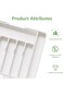 Wantoty Silverware Drawer Organizer, Expandable Utensil Tray for Kitchen, Adjustable Cutlery and Fl