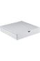 Hotpack Plain White Pizza Box 22X22cm - 5 Pieces