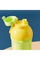 Polypropylene Lunch Box and Water Bottle Set For School Kids Green Colour With fork fork and Spoon