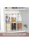 3-piece set Glass Food Containers with Bamboo Wooden Lids for Flour and Sugar, Pasta, Cookies, Nuts