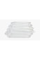 Food Storage Container Set with Lid, 4 Pieces, 24 x 17 x 10 cm, Transparent