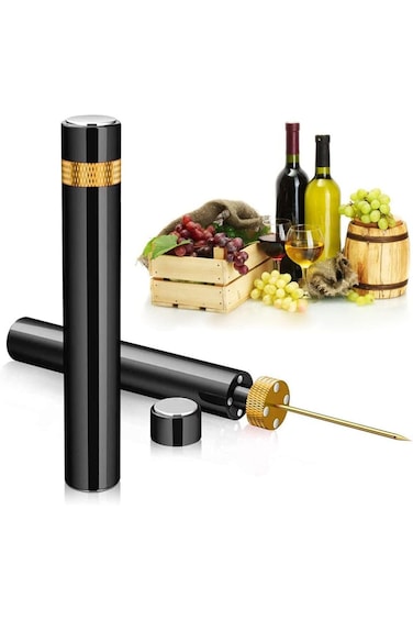 Mini wine opener, Portable Travel Pocket Air Pressure Pump Wine Bottle Opener, Assembleable design