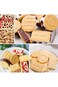 مجموعة قوالب بسكويت مكونة من 4 قطع للأطفال، وقوالب وقوالب عجينة السكر، وقواطع البسكويت، وأدوات الخبز