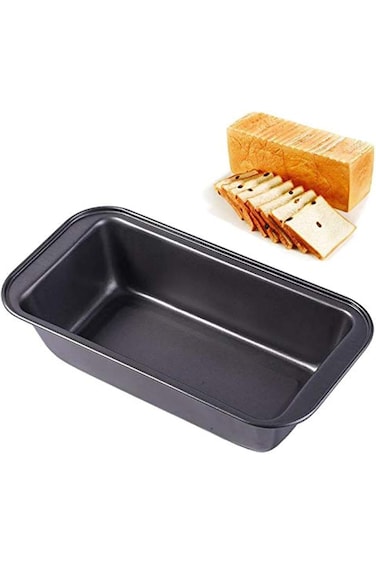 قالب خبز مستطيل من أوباي، قالب خبز محمص، قالب كيك من الفولاذ الكربوني، قالب خبز غير لاصق، قطعتان