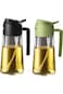 TrendPlain 16oz Oil Dispenser Bottle for Kitchen - 2 in 1 Dispenser andSprayer - 470ml Bottle for C