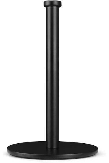 حامل مناشف ورقية، منظم حامل مناديل المطبخ باللون الأسود، حامل مناشف ورقية فاخر من الفولاذ المقاوم للصدأ