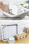 COMPACT EASY WASH EASY CLEAN PORTABLE FOLDABLE DISH DRAINER COLLAPSIBLE KITCHEN DISH DRAINING RACK