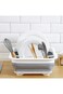 COMPACT EASY WASH EASY CLEAN PORTABLE FOLDABLE DISH DRAINER COLLAPSIBLE KITCHEN DISH DRAINING RACK