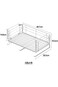 NOAEOU Under Shelf Baskets with Paper Towel Holder and 5 Hooks, Household Under Shelf Hanging Baske