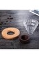 V60 Wood Base Funnel filtering distilled coffee-Glass wooden base