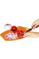 Alsanidi, Plastic Vegetable Cutting Board, Fruit Vegetable Cutting Board, Orange, 33x23x13 cm 69321