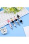 Blank Beadable Keychain Bars Metal Bead Keychain Bar Link Detachable Key Chain for DIY Craft Making