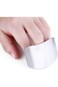 KEVAL Enterprise Steel Finger Guard Cut Cutting Protector 2.6 Inches Stainless Steel Finger Protect