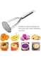 ORiTi Potato Masher Stainless Steel, One Piece, Heavy Duty Masher Kitchen Tool for Vegetable, Fruit