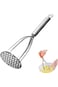 ORiTi Potato Masher Stainless Steel, One Piece, Heavy Duty Masher Kitchen Tool for Vegetable, Fruit