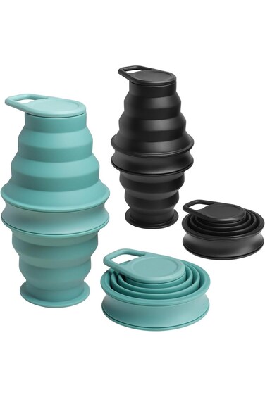 Collapsible Water Bottles, Lightweight portable water bottle, 17 Oz Leak Proof Reuseable Foldable S