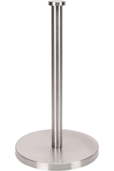 حامل مناشف ورقية قائم من الفولاذ المقاوم للصدأ من لونيميا، حامل لفافات مناشف ورقية للمطبخ، قياسي أو Ju