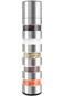 Manual Pepper Grinder with Stainless Steel Cap, Spice Mill, Ceramic Blades and Adjustable Coarsenes