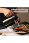 YARRAMATE 16oz/470ml Light-Blocking Dark Oil Sprayer for Cooking, 2-in-1 Olive Dispenser Bottle, Pr