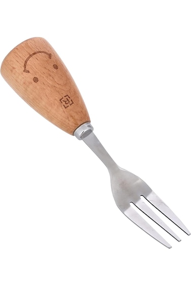شوكة مائدة رويال فورد، من الفولاذ المقاوم للصدأ بمقبض خشبي، RF10665   شوكة عشاء كلاسيكية   مثالية لـ